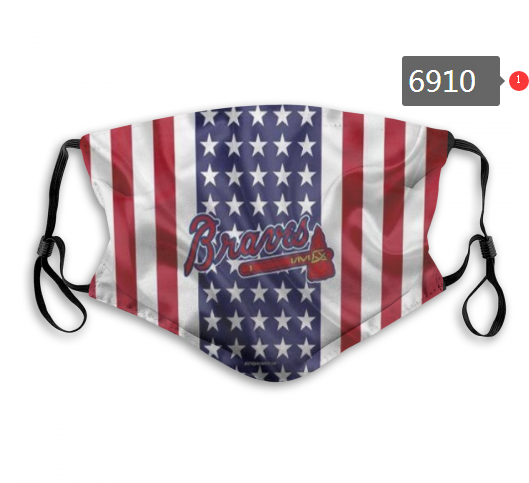 2020 MLB Atlanta Braves #2 Dust mask with filter